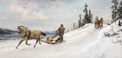 Winter Outing by Axel Hjalmar Ender